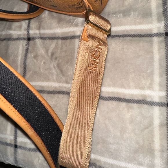 MCM brown and gold backpack. - Picture 8 of 9